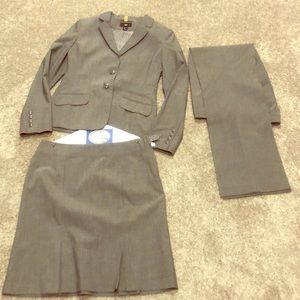 H&M gray pinstripe suit- sz 6/8